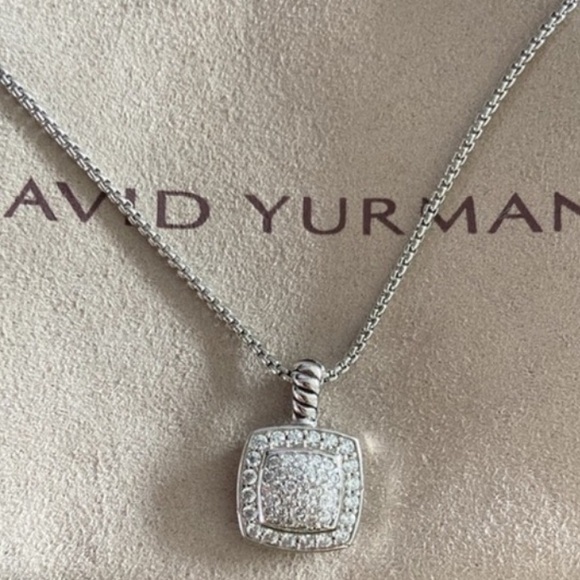 David Yurman Petite Albion Sterling Silver Pendant Necklace - Picture 4 of 6